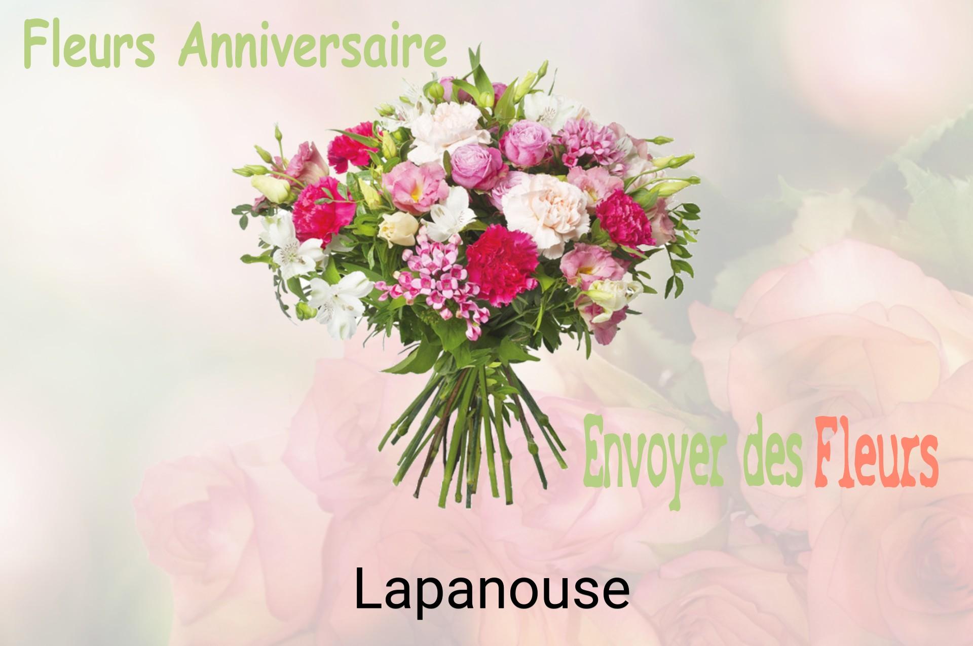 Bouquet de fleurs d’anniversaire livré à Lapanouse